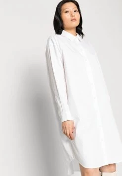 Samsøe Samsøe LUANA DRESS - Shirt Dress - White -Samsøe Sales Store 00ec153b9278484583cbb1046e9b74b6