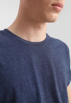 Samsøe Samsøe KRONOS - Basic T-shirt - Blue Iris Melange -Samsøe Sales Store 035cbd2370864833a85a30eed2c78233