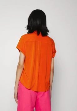 Samsøe Samsøe MAJAN SHIRT - Button-down Blouse - Spicy Orange -Samsøe Sales Store 047edbbf2244468ca84f79bc2fd5fb8b