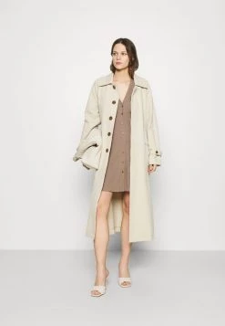 Samsøe Samsøe VALERIE SHORT DRESS - Shirt Dress - Light Brown -Samsøe Sales Store 0743aa74433448629ef2f168ddfb21b5