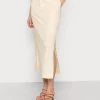 Samsøe Samsøe HOLLY SKIRT - Pencil Skirt - Cornhusk -Samsøe Sales Store 093fd171ef174d7a9694b9ffa6c83f5d