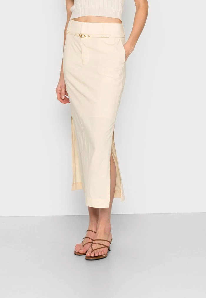 Samsøe Samsøe HOLLY SKIRT - Pencil Skirt - Cornhusk 3 Samsøe Samsøe HOLLY SKIRT - Pencil Skirt - Cornhusk