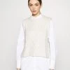 Samsøe Samsøe MOLLI VEST - Jumper - Whisper White -Samsøe Sales Store 09616c4f1e794cf6a2e59dc8a3e459c3