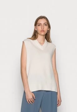 Samsøe Samsøe AMAR VEST - Jumper - Whisper White