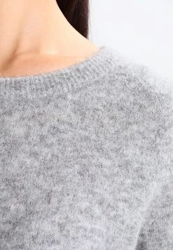 Samsøe Samsøe Jumper - Grey Mel -Samsøe Sales Store 0ae5a1694d714aab9ac599ed6aaa8f6a