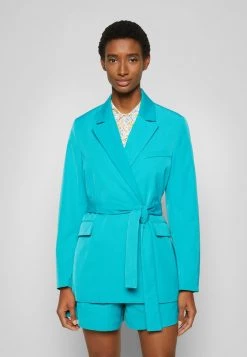 Samsøe Samsøe MAREN - Short Coat - Tile Blue -Samsøe Sales Store 0bdf3b37b5104644bd5411af2569043f