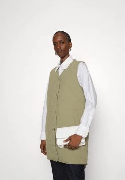 Samsøe Samsøe NANCY VEST - Waistcoat - Covert Green -Samsøe Sales Store 1093b32574124f19acb241d45e72d977