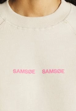 Samsøe Samsøe BARLETTA CREW NECK - Sweatshirt - Brown Rice -Samsøe Sales Store 12b8e02144b242a099ceb3ecdc9473ea