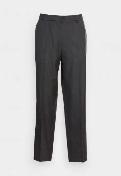 Samsøe Samsøe HARALD TROUSERS - Trousers - Dark Grey Melange -Samsøe Sales Store 1356a610455947afbedffc55e4ca4ac9