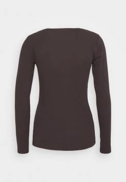 Samsøe Samsøe ALEXA - Long Sleeved Top - Mole -Samsøe Sales Store 13c1bc96f4e3447996b02614d6e81b69