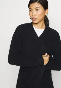 Samsøe Samsøe CARDIGAN - Cardigan - Black -Samsøe Sales Store 1624e396ab664a4ea75324978764ba71