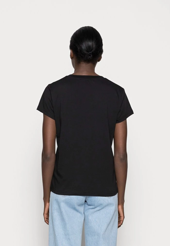 Samsøe Samsøe SOLLY - Basic T-shirt - Black 5 Samsøe Samsøe SOLLY - Basic T-shirt - Black - Image 3