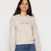 Samsøe Samsøe BARLETTA CREW NECK - Sweatshirt - Oatmeal -Samsøe Sales Store 18e472f263464881ab6d850102a7d73d