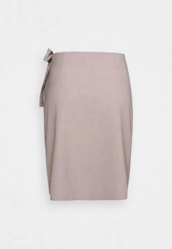 Samsøe Samsøe MILANI SKIRT - Wrap Skirt - Oatmeal -Samsøe Sales Store 194e3966177847beb8b6a825e3a40405
