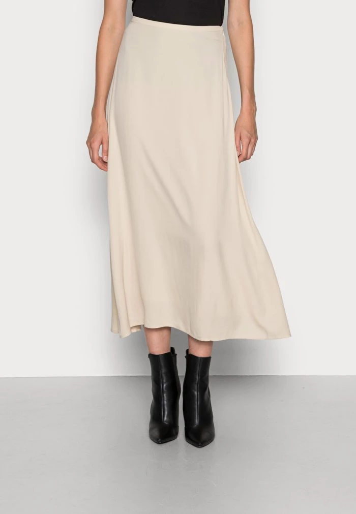 Samsøe Samsøe ANDINA SKIRT - A-line Skirt - Brown Rice 3 Samsøe Samsøe ANDINA SKIRT - A-line Skirt - Brown Rice
