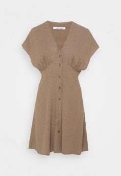 Samsøe Samsøe VALERIE SHORT DRESS - Shirt Dress - Light Brown -Samsøe Sales Store 1e79ea20c6624c75a5070013aa397c45