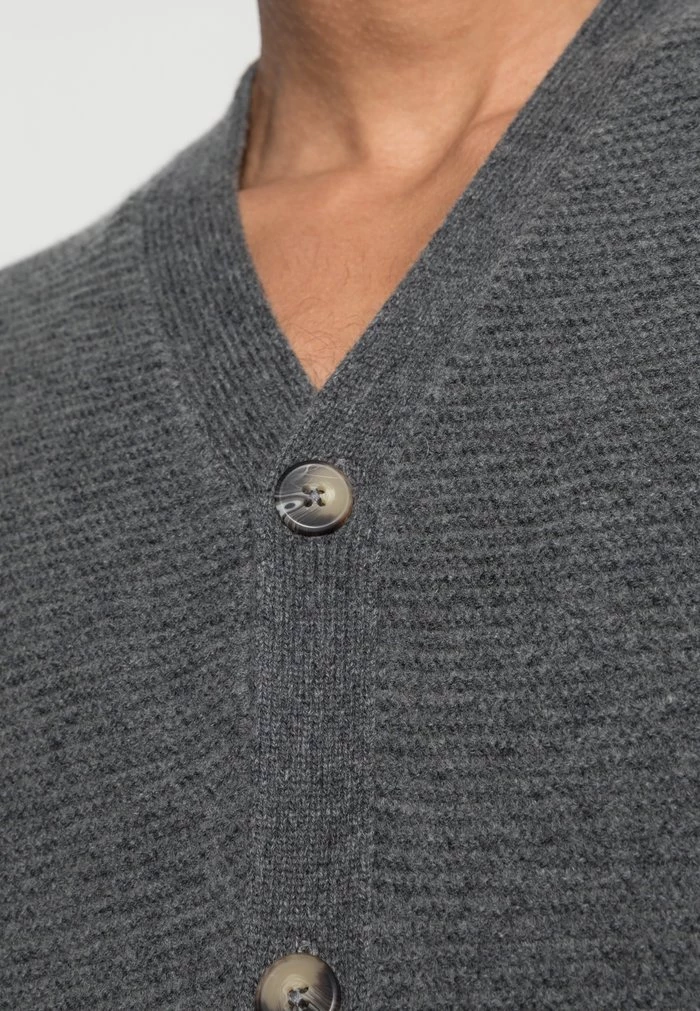 Samsøe Samsøe COLTON CARDIGAN - Cardigan - Dark Grey Mel. 7 Samsøe Samsøe COLTON CARDIGAN - Cardigan - Dark Grey Mel. - Image 5