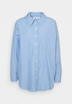 Samsøe Samsøe ARIELLE SHIRT - Button-down Blouse - Dusty Blue