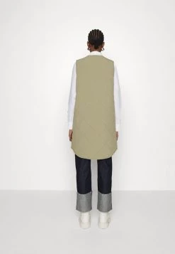 Samsøe Samsøe NANCY VEST - Waistcoat - Covert Green -Samsøe Sales Store 26587a1808fe460ab7cc1e127b7e8281