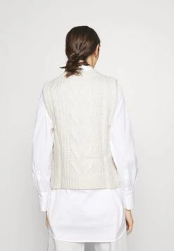Samsøe Samsøe MOLLI VEST - Jumper - Whisper White 11 Samsøe Samsøe MOLLI VEST - Jumper - Whisper White -Samsøe Sales Store 288aa7163bd74186b85394c94e16be18