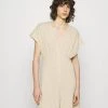 Samsøe Samsøe VALERIE SHORT DRESS - Shirt Dress - Brown Rice