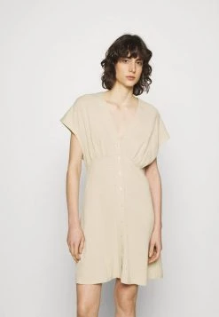 Samsøe Samsøe VALERIE SHORT DRESS - Shirt Dress - Brown Rice