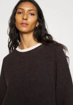 Samsøe Samsøe Jumper - Chocolate Plum Melange -Samsøe Sales Store 2ad761a0fd9c4caca297210de49e8e08