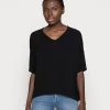 Samsøe Samsøe MAINS V NECK - Blouse - Black -Samsøe Sales Store 2b6b4e53ce3046df9d4bf1171269118f