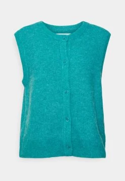 Samsøe Samsøe NOR CARDIGAN - Cardigan - Tile Blue Melange -Samsøe Sales Store 2cd7edb51c2c41c6938bc9b7cacbd7d0