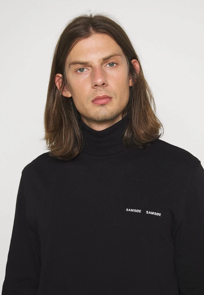 Samsøe Samsøe NORSBRO TURTLENECK - Long Sleeved Top - Black 6 Samsøe Samsøe NORSBRO TURTLENECK - Long Sleeved Top - Black - Image 4