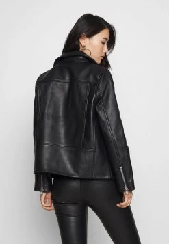 Samsøe Samsøe WELTER JACKET - Leather Jacket - Black -Samsøe Sales Store 2ef44be8351a4574afa1b3f56dad5426