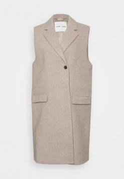 Samsøe Samsøe VALERY VEST - Waistcoat - Bark Melange