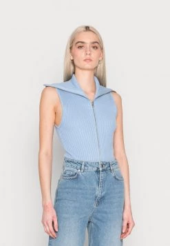 Samsøe Samsøe LUNA TURTLENECK ZIP - Jumper - Serenity