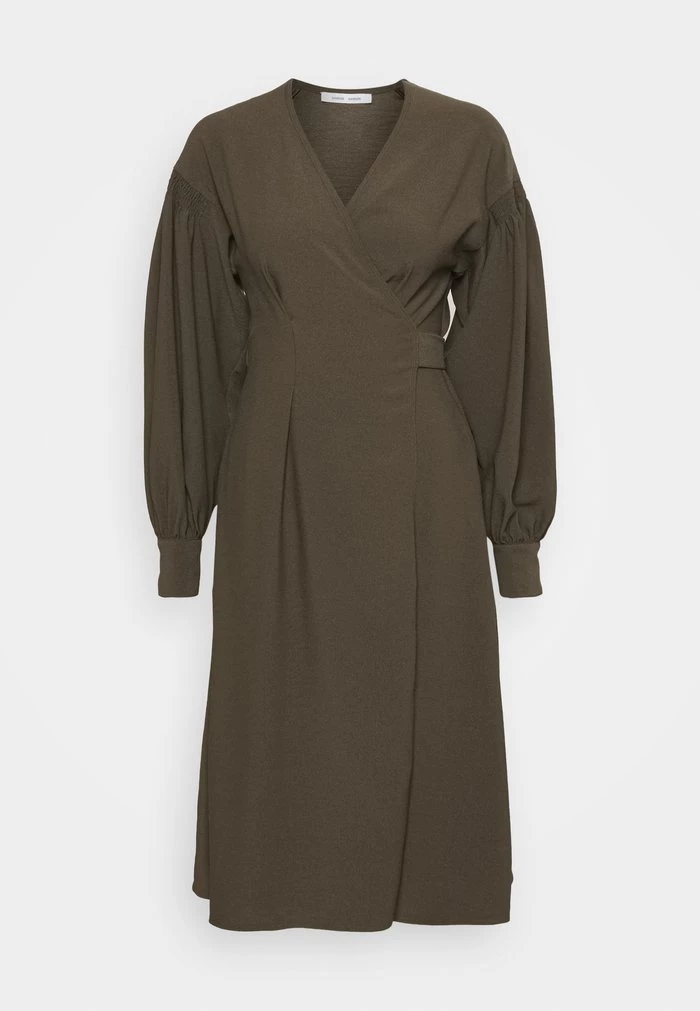 Samsøe Samsøe MERRILL DRESS - Day Dress - Black Olive 7 Samsøe Samsøe MERRILL DRESS - Day Dress - Black Olive - Image 5