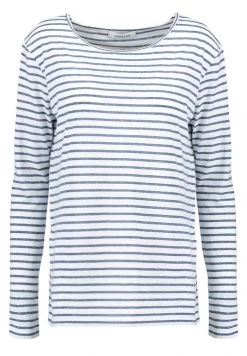 Samsøe Samsøe NOBEL STRIPE - Long Sleeved Top - Blue Stribe -Samsøe Sales Store 375bacd54574446694fa575c60830e65