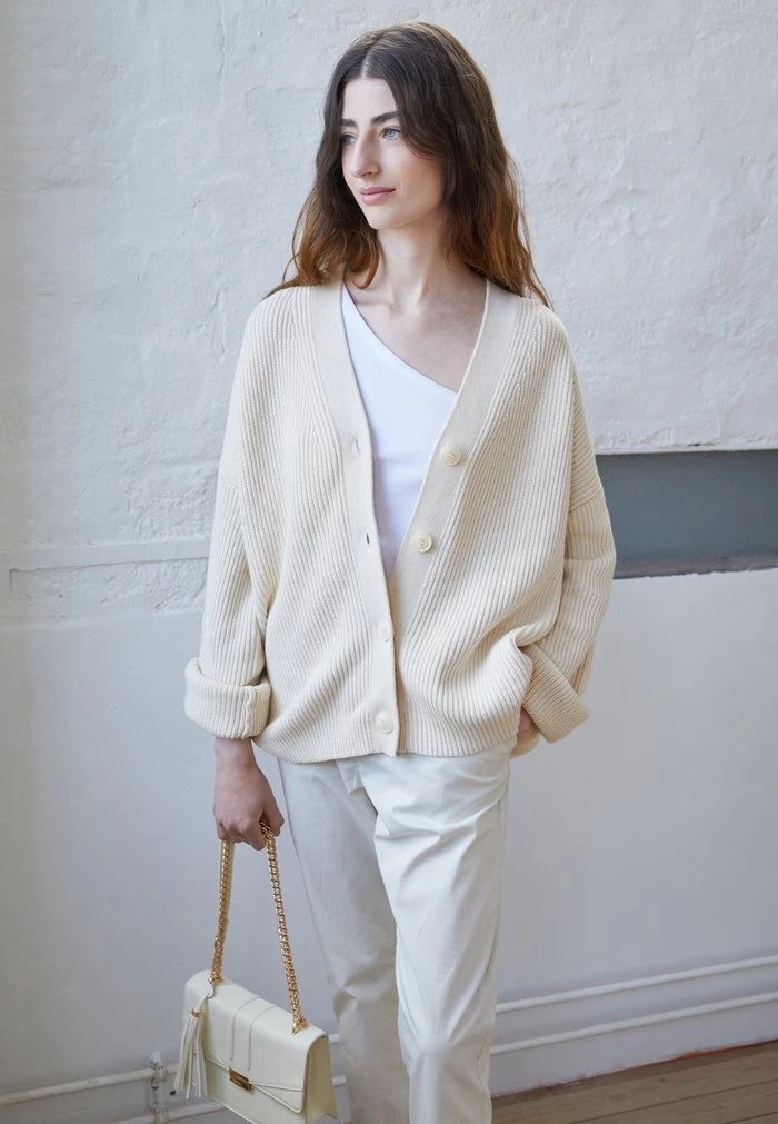 Samsøe Samsøe JESS CARDIGAN - Cardigan - Whitecap Gray 2 Samsøe Samsøe JESS CARDIGAN - Cardigan - Whitecap Gray