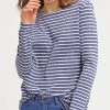Samsøe Samsøe NOBEL STRIPE - Long Sleeved Top - White/blue -Samsøe Sales Store 3a571dbdb96640d7b46af4fae5678552