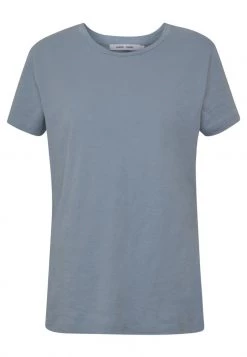Samsøe Samsøe SOLLY TEE SOLID - Basic T-shirt - Dusty Blue -Samsøe Sales Store 3ba7c6305ed7417793e5d759b45d6707