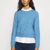 Samsøe Samsøe Jumper - Lichen Blue Melange -Samsøe Sales Store 3ba7e1cf0be14ed59f6bf25f9c3d142d