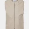 Samsøe Samsøe THOMAS VEST - Waistcoat - Beige -Samsøe Sales Store 3d0854d3f93f4569bfdefbfb5ad15c8d
