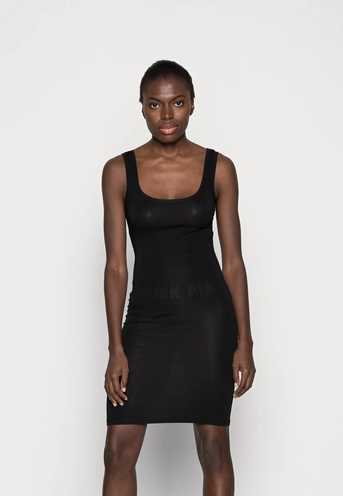 Samsøe Samsøe SUE LONG SOLID - Shift Dress - Black 3 Samsøe Samsøe SUE LONG SOLID - Shift Dress - Black