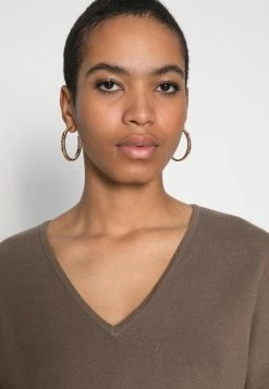 Samsøe Samsøe NIKA V NECK - Jumper - Chocolate Chip -Samsøe Sales Store 3f5b136b11204327a55af47d7e7197c2