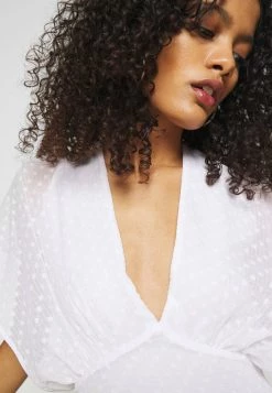 Samsøe Samsøe VAAL SHORT DRESS - Day Dress - White -Samsøe Sales Store 400481fd66cc4bb984aa248fb26defe8