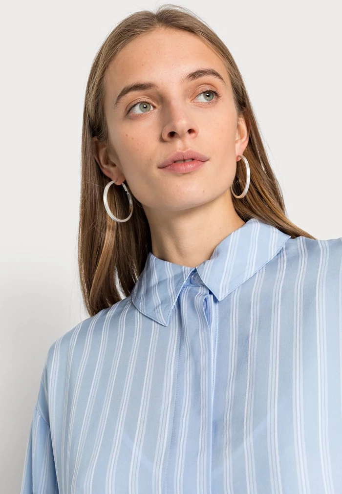 Samsøe Samsøe AMY DRESS - Shirt Dress - Serenity 7 Samsøe Samsøe AMY DRESS - Shirt Dress - Serenity - Image 5