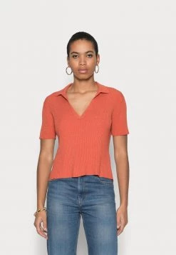Samsøe Samsøe CAREY V NECK - Jumper - Spicy Orange
