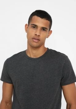 Samsøe Samsøe KRONOS - Basic T-shirt - Black Melange -Samsøe Sales Store 42dddada1cfe4f6d90a5791e6dc0204a