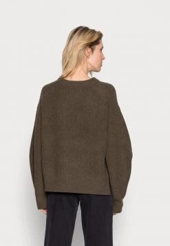 Samsøe Samsøe MARI CREW NECK - Jumper - Dark Olive -Samsøe Sales Store 463742addad748448b8e35f810243e94