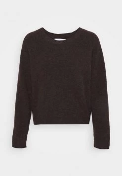 Samsøe Samsøe Jumper - Chocolate Plum Melange -Samsøe Sales Store 470333037a8746969bc2d2f8a4ffcffe