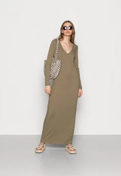 Samsøe Samsøe PATTY LONG DRESS - Maxi Dress - Covert Green -Samsøe Sales Store 49dd92bd24264f8f9e485b28cc2b2b80