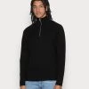 Samsøe Samsøe GUNAN TURTLE NECK ZIP - Jumper - Black -Samsøe Sales Store 4c1ebfa93206485f8d0871d55370b4bd